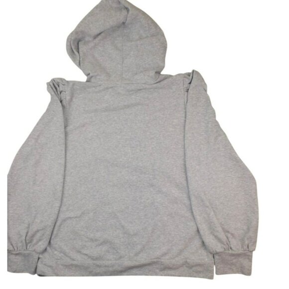Gray Hoodie Womens Heather Grey Lightweight Pullover size Large    JH851 - Picture 3 of 3